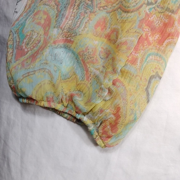 Jessica Simpson women's long sleeved sheer hippie style women's top size medium - Picture 5 of 10